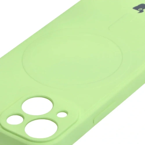 Kup Etui Bizon Case Silicone MagSafe Sq do Apple iPhone 13 Mini jasně zelené - BIZ3384 - {ean13} - Sklep Home Screen