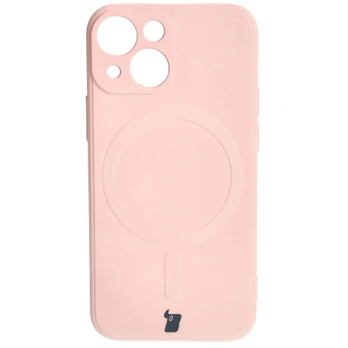 Kup Bizon Case Silicone MagSafe Sq Apple iPhone 13 Mini roz deschis - BIZ3385 - {ean13} - Sklep Home Screen