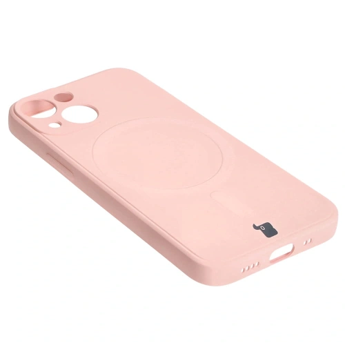 Kup Bizon Case Silicone MagSafe Sq Apple iPhone 13 Mini roz deschis - BIZ3385 - {ean13} - Sklep Home Screen