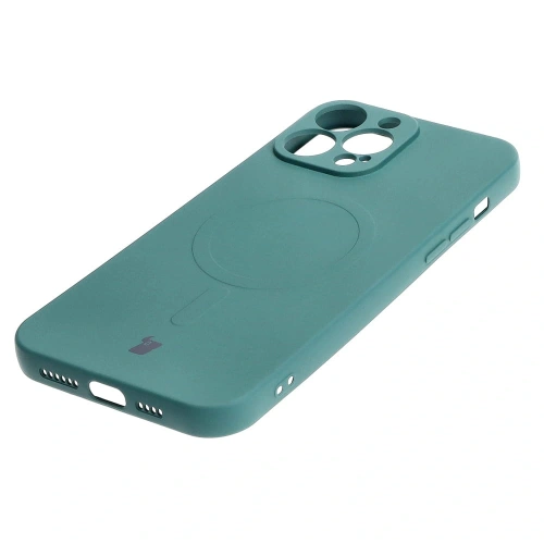 Kup Bizon Case Szilikon Magnetic Apple iPhone 13 Pro Max sötét zöld - BIZ3387 - {ean13} - Sklep Home Screen