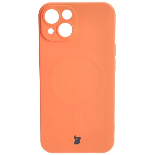 Kup Silikonové pouzdro s magnetickým kroužkem Bizon Case Silicone Magnetic pro Apple iPhone 14 mrkvové - BIZ3389 - {ean13} - Sklep Home Screen