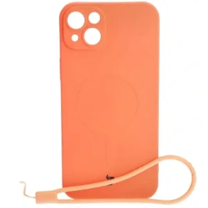 Kup Etui silikonowe z pierścieniem magnetycznym Bizon Case Silicone Magnetic do Apple iPhone 14 Plus marchewkowe - BIZ3390 - {ean13} - Sklep Home Screen