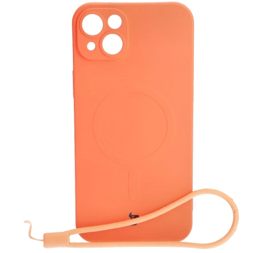 Kup Bizon Case Silicone Magnetic Apple iPhone 14 Plus morcov - BIZ3390 - {ean13} - Sklep Home Screen