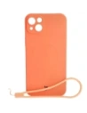 Bizon Case Silicone Magnetic Apple iPhone 14 Plus morcov