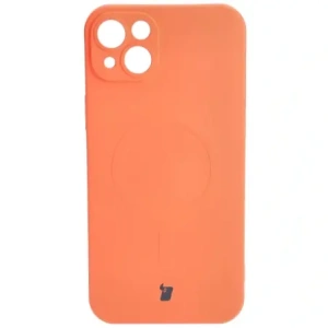 Kup Etui silikonowe z pierścieniem magnetycznym Bizon Case Silicone Magnetic do Apple iPhone 14 Plus marchewkowe - BIZ3390 - {ean13} - Sklep Home Screen