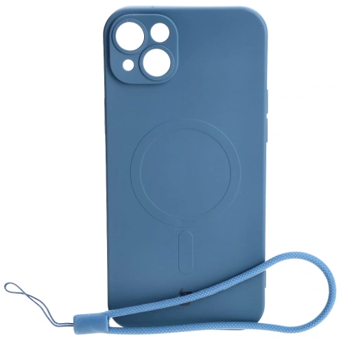 Kup Bizon Case Silicone Magnetic Apple iPhone 14 Plus albastru marin - BIZ3391 - {ean13} - Sklep Home Screen