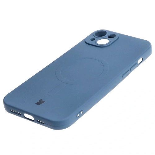Kup Bizon Case Silicone Magnetic Apple iPhone 14 Plus albastru marin - BIZ3391 - {ean13} - Sklep Home Screen