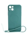 Bizon Case Silikon Magnetic Apple iPhone 14 Plus dunkelgrün