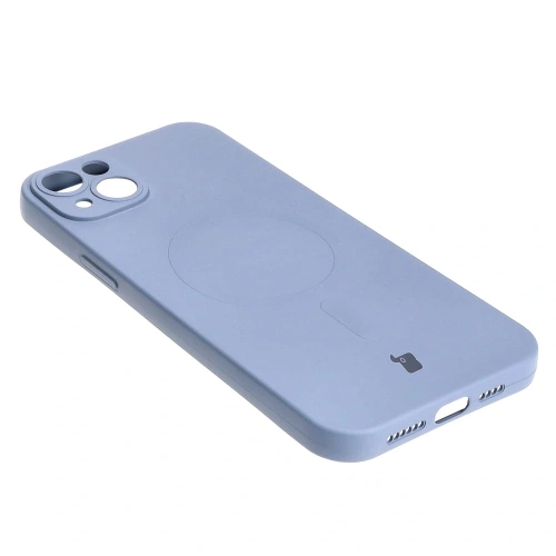 Kup Etui silikonové s magnetickým kroužkem Bizon Case Silicone Magnetic pro Apple iPhone 14 Plus šedé - BIZ3393 - {ean13} - Sklep Home Screen