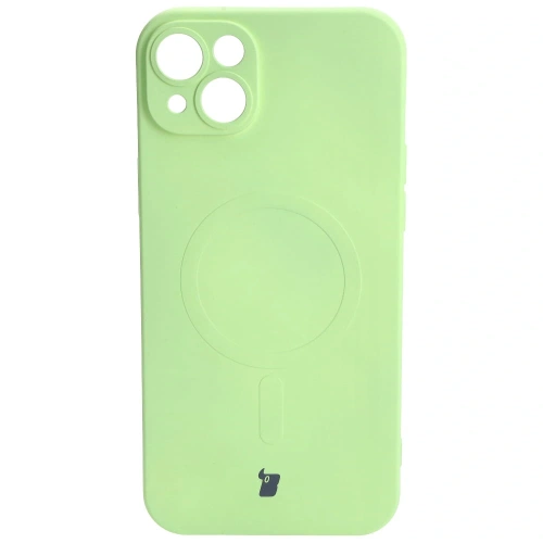 Kup Caz de silicon Bizon Magnetic Apple iPhone 14 Plus verde deschis - BIZ3394 - {ean13} - Sklep Home Screen