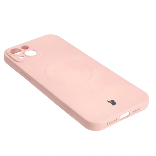 Kup Etui silikonové s magnetickým kroužkem Bizon Case Silicone Magnetic pro Apple iPhone 14 Plus světlé růžové - BIZ3395 - {ean13} - Sklep Home Screen