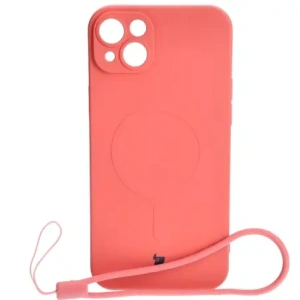 Kup Etui silikonowe z pierścieniem magnetycznym Bizon Case Silicone Magnetic do Apple iPhone 14 Plus brudnoróżowe - BIZ3396 - {ean13} - Sklep Home Screen