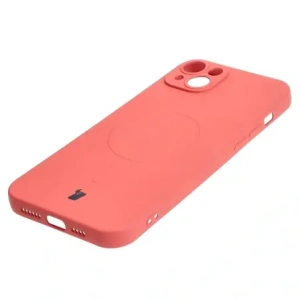 Kup Etui silikonowe z pierścieniem magnetycznym Bizon Case Silicone Magnetic do Apple iPhone 14 Plus brudnoróżowe - BIZ3396 - {ean13} - Sklep Home Screen