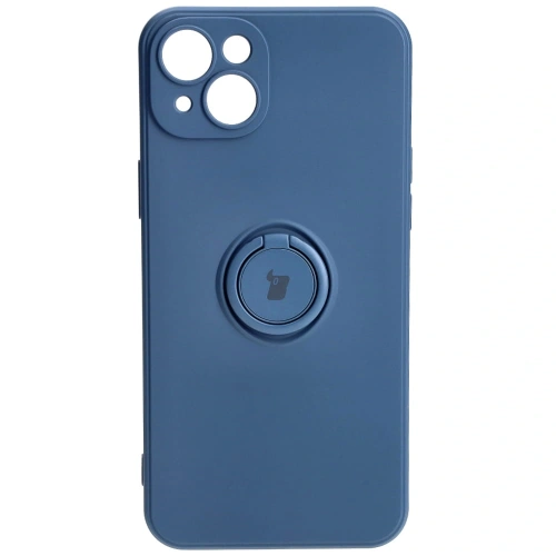 Kup Etui Bizon Case Silicone Ring Sq do Apple iPhone 15 Plus modré - BIZ3399 - {ean13} - Sklep Home Screen