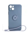 Kup Bizon Case Silikonring Sq Apple iPhone 15 Plus grau - BIZ3401 - {ean13} - Sklep Home Screen