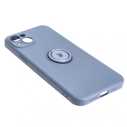 Kup Bizon Case Silikonring Sq Apple iPhone 15 Plus grau - BIZ3401 - {ean13} - Sklep Home Screen