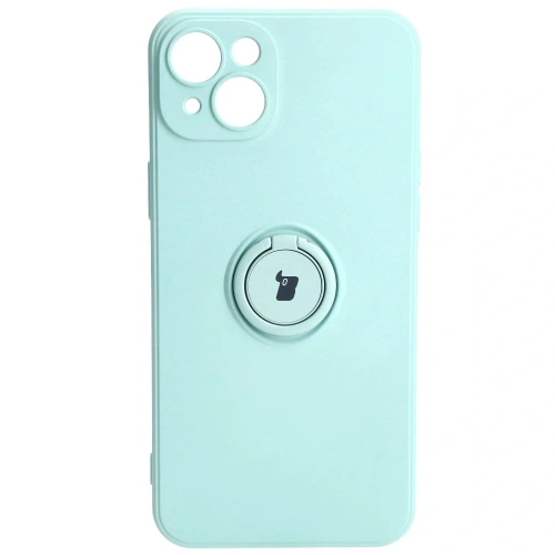 Kup Etui Bizon Case Silicone Ring Sq do Apple iPhone 15 Plus tyrkysové - BIZ3402 - {ean13} - Sklep Home Screen