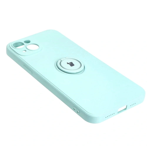 Kup Etui Bizon Case Silicone Ring Sq do Apple iPhone 15 Plus tyrkysové - BIZ3402 - {ean13} - Sklep Home Screen