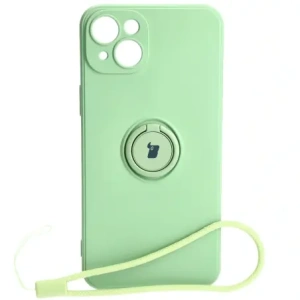 Kup Bizon Case Silikonring Sq Apple iPhone 15 Plus hellgrün - BIZ3403 - {ean13} - Sklep Home Screen
