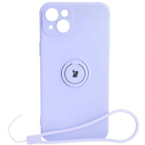 Kup Bizon Case Silikonring Sq Apple iPhone 15 Plus helllila - BIZ3405 - {ean13} - Sklep Home Screen