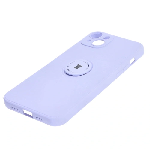 Kup Bizon Case Silikonring Sq Apple iPhone 15 Plus helllila - BIZ3405 - {ean13} - Sklep Home Screen