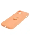 Buy Bizon Case Silicone Ring Sq Apple iPhone 15 Plus orange - BIZ3406 - {ean13} - Home Screen Store Europe