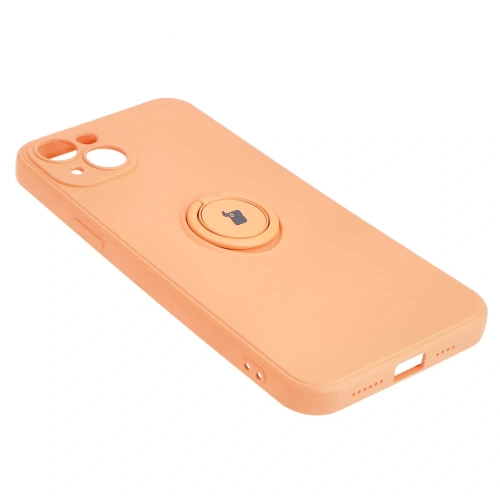 Buy Bizon Case Silicone Ring Sq Apple iPhone 15 Plus orange - BIZ3406 - {ean13} - Home Screen Store Europe