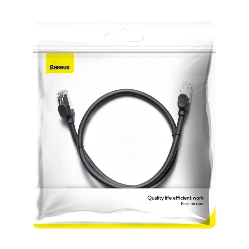 Kup Cablul de rețea Baseus High Speed, Ethernet RJ45, Gigabit, Cat.6, 0,5m (negru) - BSU1403BLK - {ean13} - Sklep Home Screen