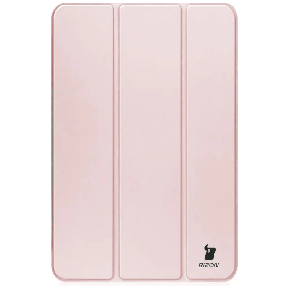 Etui Bizon Case Tab Clear Matt do Apple iPad 9 10.2 2021 / iPad 8 2020/ iPad 10.2 2019 jasnoróżowe