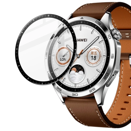 Kup Bizon Glass Watch Edge Hybrid Huawei Watch GT 4 46 mm negru - BIZ3411 - {ean13} - Sklep Home Screen