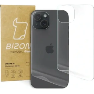 Kup Folia hydrożelowa na tył Bizon Glass Hydrogel Back Apple iPhone 15 [2 PACK] - BIZ3412 - {ean13} - Sklep Home Screen