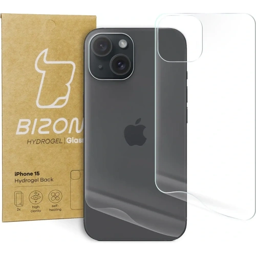 Kup Bizon Glass Hydrogel hátlap Apple iPhone 15 [2 CSOMAG] - BIZ3412 - {ean13} - Sklep Home Screen