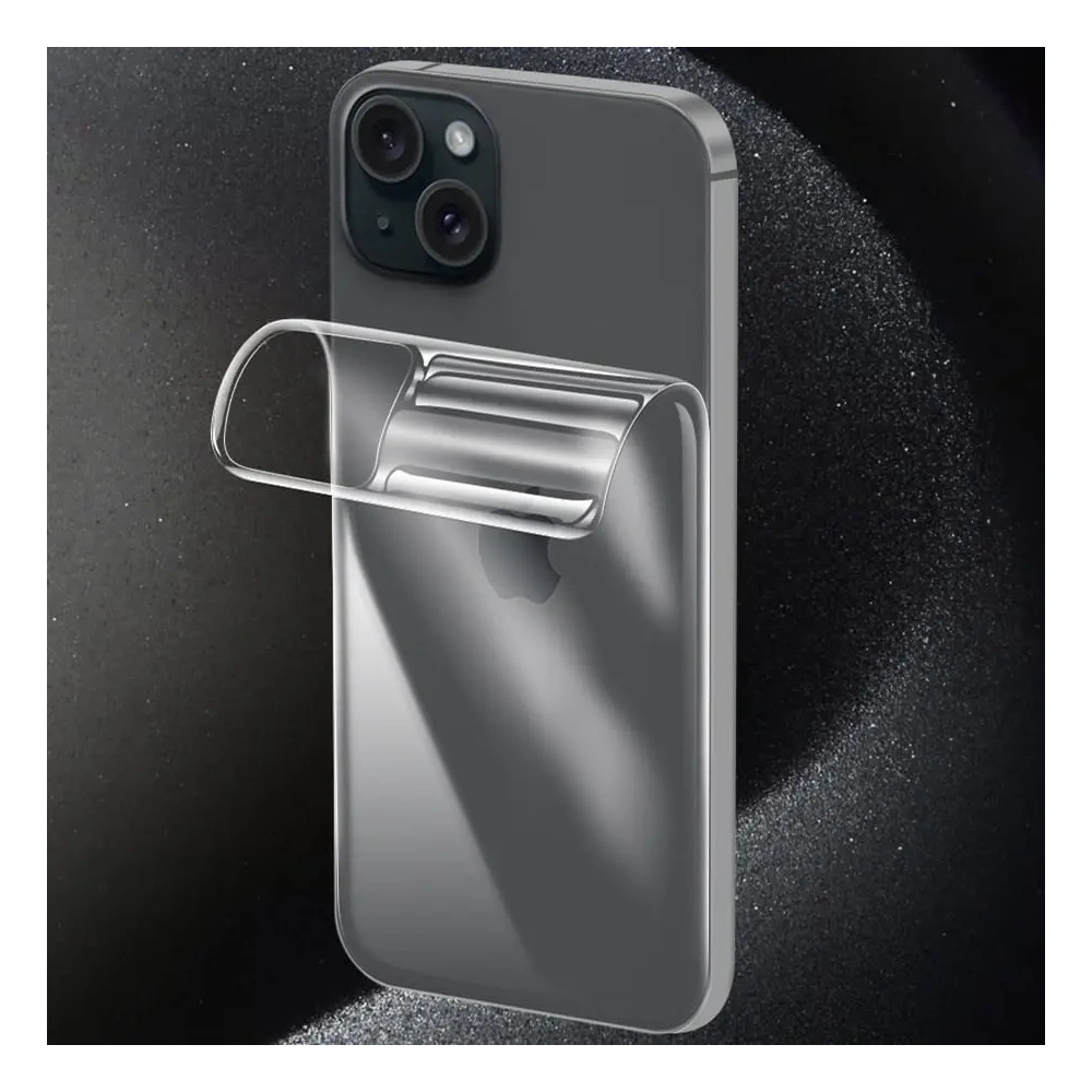 Folia hydrożelowa na tył Bizon Glass Hydrogel Back Apple iPhone 15 [2 PACK]