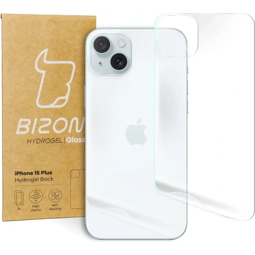 Kup Bizon Glass Hydrogel Hátsó Apple iPhone 15 Plus [2 CSOMAG] - BIZ3413 - {ean13} - Sklep Home Screen
