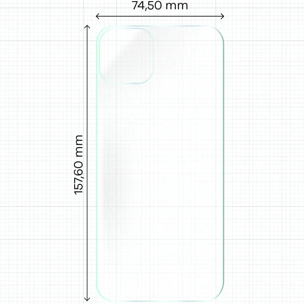 Folia hydrożelowa na tył Bizon Glass Hydrogel Back Apple iPhone 15 Plus [2 PACK]