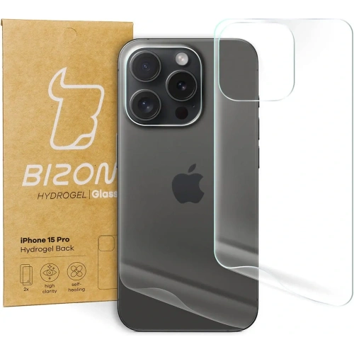 Kup Bizon Glass Hydrogel Hátsó Apple iPhone 15 Pro [2 CSOMAG] - BIZ3414 - {ean13} - Sklep Home Screen