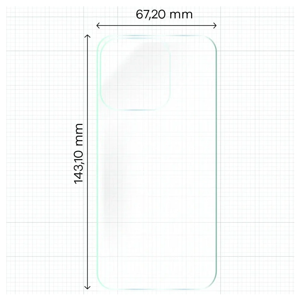 Folia hydrożelowa na tył Bizon Glass Hydrogel Back Apple iPhone 15 Pro [2 PACK]