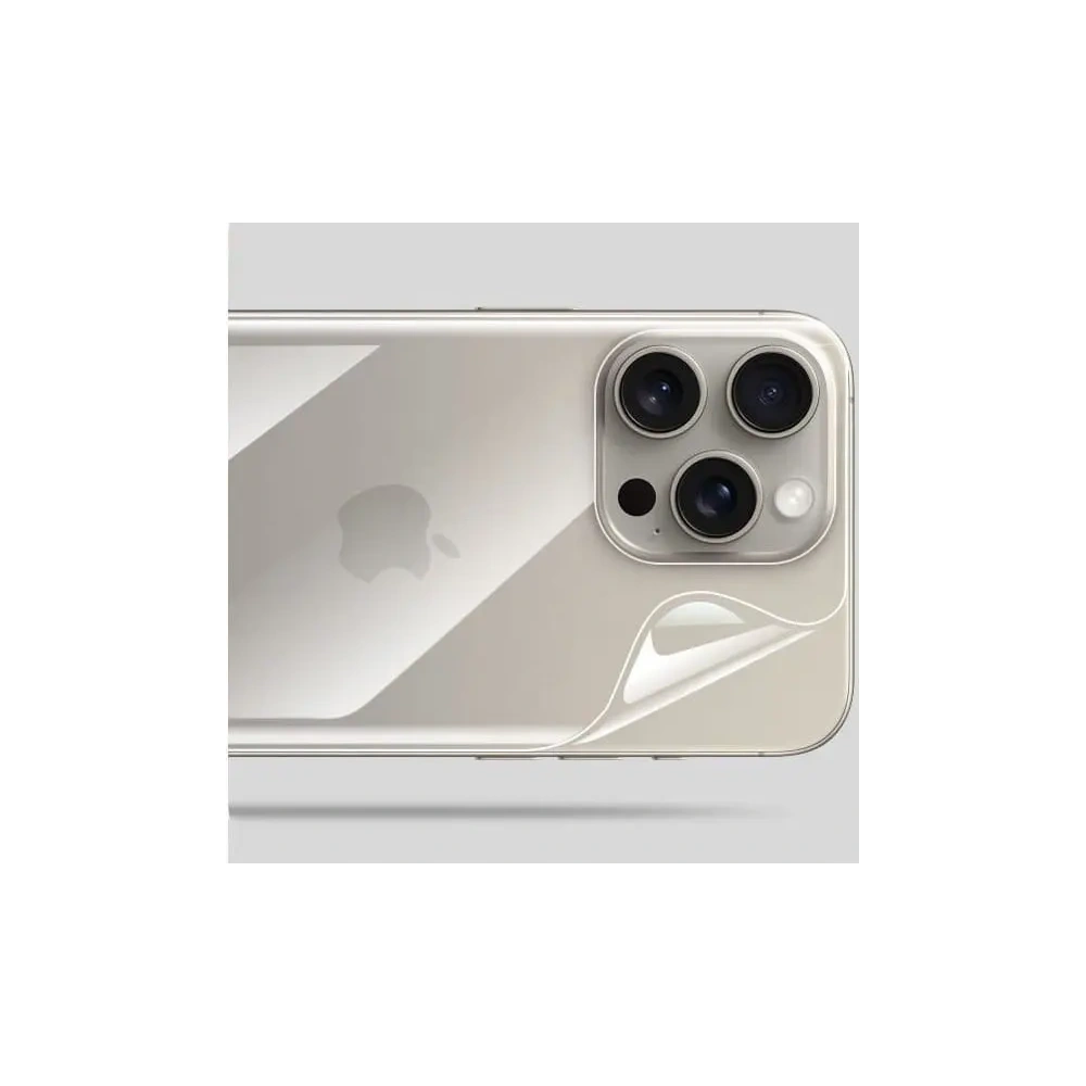 Folia hydrożelowa na tył Bizon Glass Hydrogel Back Apple iPhone 15 Pro [2 PACK]