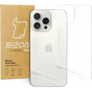 Kup Folia hydrożelowa na tył Bizon Glass Hydrogel Apple iPhone 15 Pro Max [2 PACK] - BIZ3417 - {ean13} - Sklep Home Screen