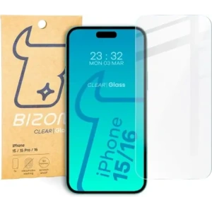 Buy Bizon Glass Clear 2 Apple iPhone 15 / 15 Pro / 16 - BIZ3418 - {ean13} - Home Screen Store Europe