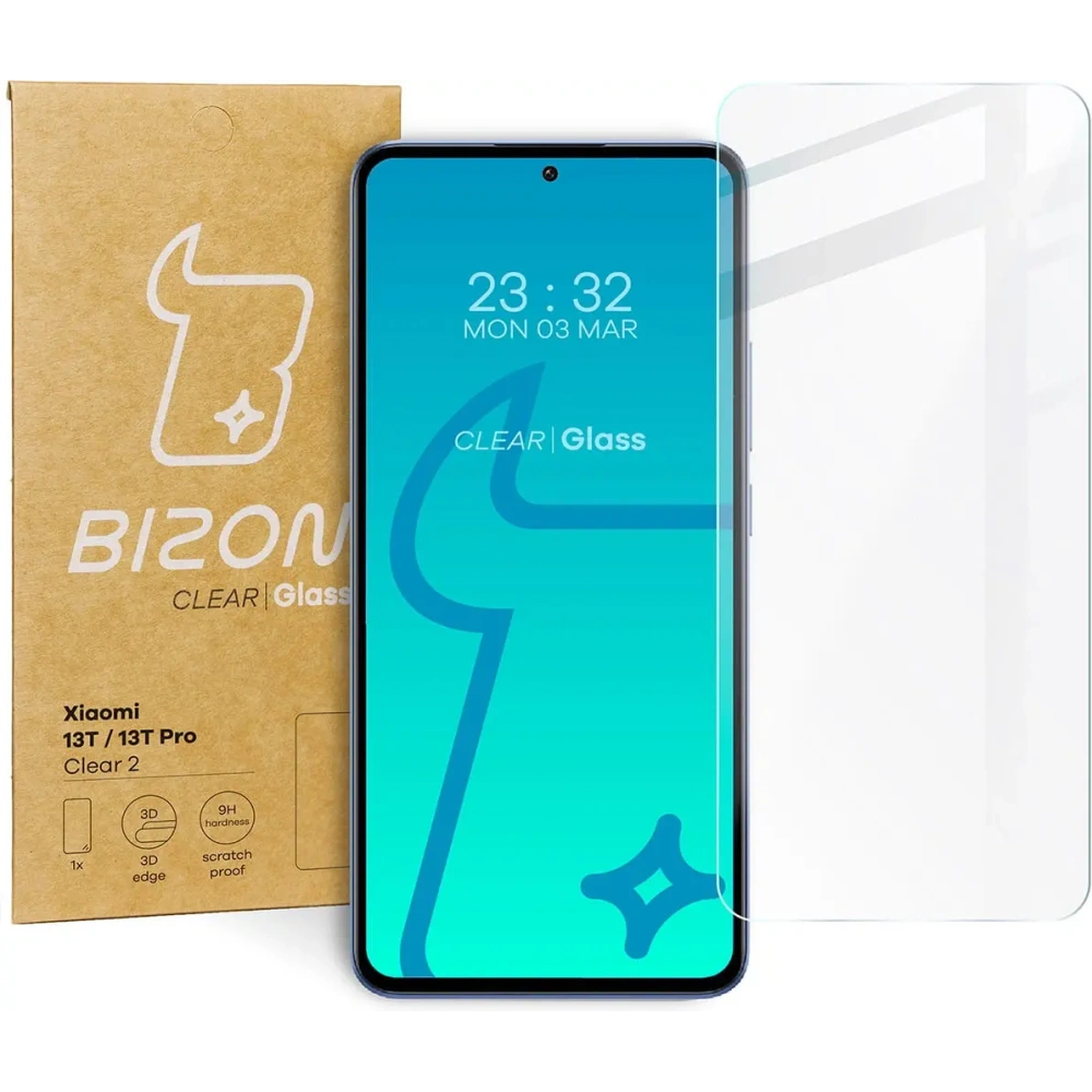Szkło hartowane Bizon Glass Clear 2 do Xiaomi 13T / 13T Pro