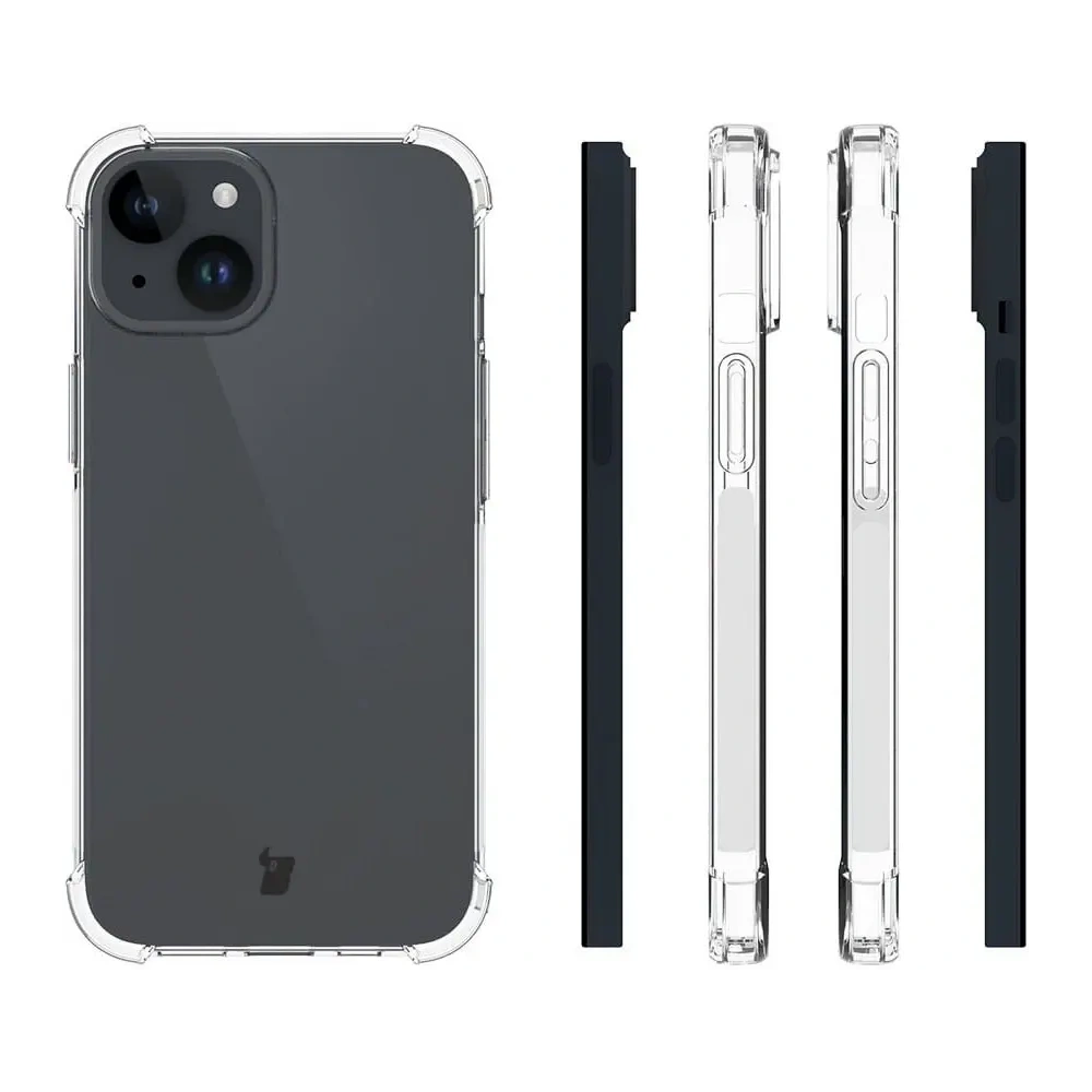 Etui Bizon Case Clear Pack do Apple iPhone 15 przezroczyste