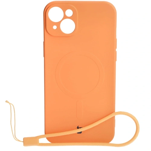 Kup Etui silikonové s magnetickým kroužkem Bizon Case Silicone Magnetic pro Apple iPhone 15 Plus mrkvové - BIZ3423 - {ean13} - Sklep Home Screen