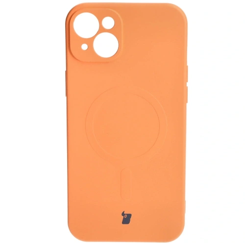 Kup Etui silikonové s magnetickým kroužkem Bizon Case Silicone Magnetic pro Apple iPhone 15 Plus mrkvové - BIZ3423 - {ean13} - Sklep Home Screen