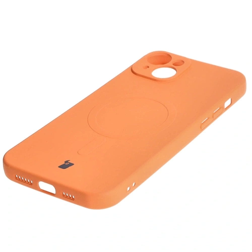Kup Bizon Case Silikon Magnetic Apple iPhone 15 Plus Karotte - BIZ3423 - {ean13} - Sklep Home Screen