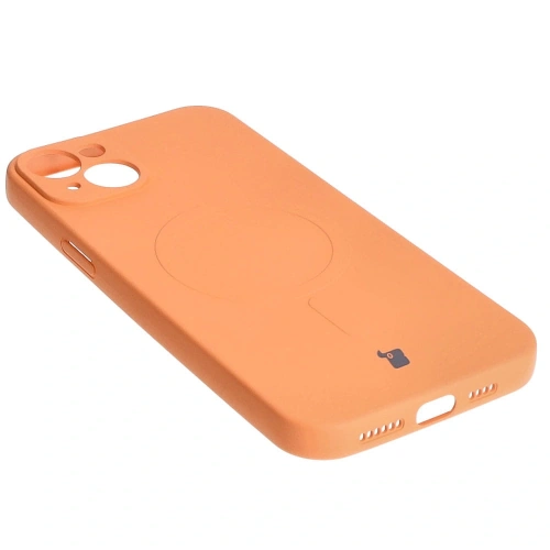 Kup Etui silikonové s magnetickým kroužkem Bizon Case Silicone Magnetic pro Apple iPhone 15 Plus mrkvové - BIZ3423 - {ean13} - Sklep Home Screen