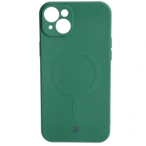 Kup Bizon Case Szilikon Magnetic Apple iPhone 15 Plus sötét zöld - BIZ3425 - {ean13} - Sklep Home Screen