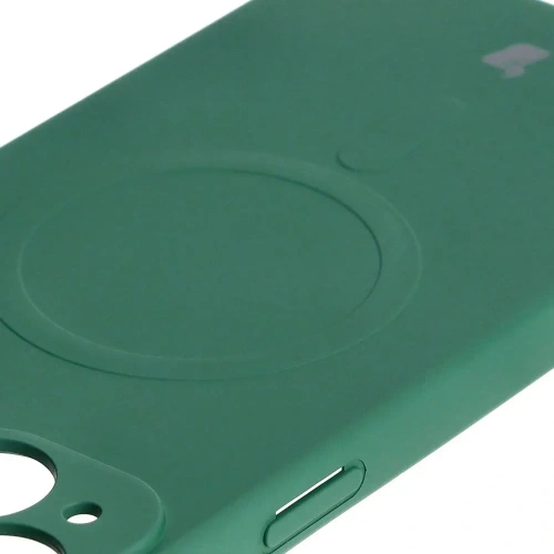 Kup Etui silikonové s magnetickým kroužkem Bizon Case Silicone Magnetic pro Apple iPhone 15 Plus tmavě zelené - BIZ3425 - {ean13} - Sklep Home Screen