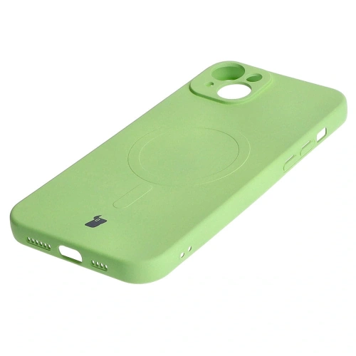 Kup Bizon Case Silikon Magnetic Apple iPhone 15 Plus hellgrün - BIZ3426 - {ean13} - Sklep Home Screen