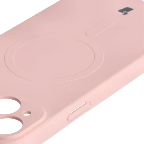 Kup Etui silikonové s magnetickým kroužkem Bizon Case Silicone Magnetic pro Apple iPhone 15 Plus světle růžové - BIZ3427 - {ean13} - Sklep Home Screen